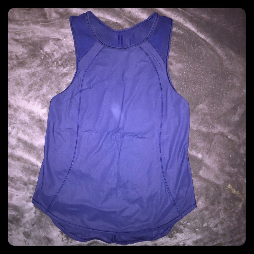 Navy lululemon tank top